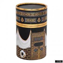 Kâbe Desenli Silindir Kutu – Mevlüt, Hac ve Umre Hediyeliği