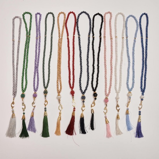 PLASTİK İNCİLİ 99 LU TESBİH 